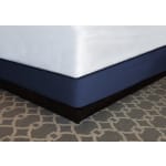 Designer Decor Contour Box Spring Wrap, Polyester Savile, Hotel King 7", 72x80, Bespoke Navy